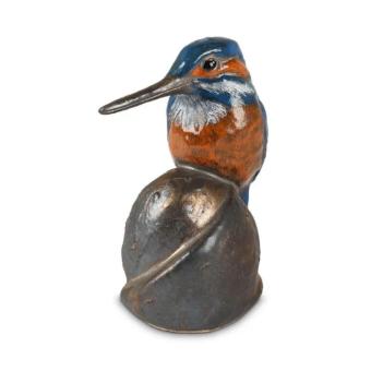 IJsvogel urn van keramiek