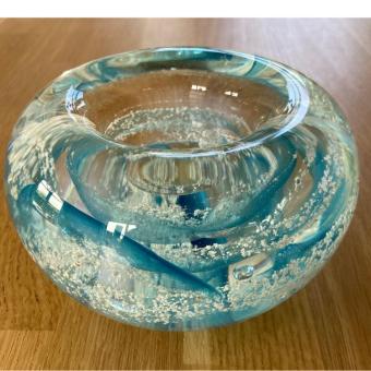 Gedenklicht met waxine: Fenix Turquoise Blauw