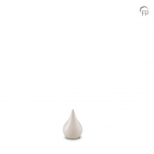 Druppel mini urn keramiek uit Schoonhoven