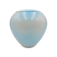 urn ct009 wit met lichtblauw