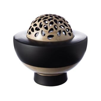 keramiek urn met waxine