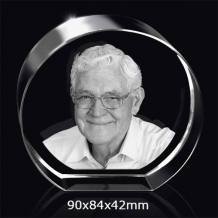 fotoglas Rond 90x84x42mm vanaf € 95,-