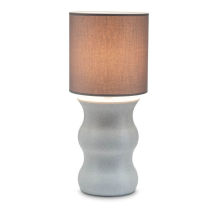 Lamp + urn Mare marmerkleurig - taupe