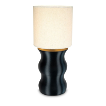 Lamp + urn Mare Zwart - Beige
