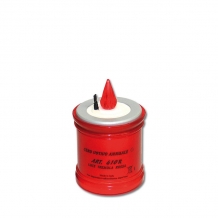 LED jaarkaars met rood licht (H=105mm)