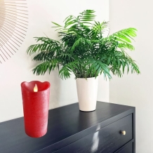 LED wax kaars met flakkerend wit licht