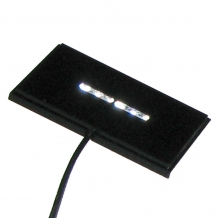 LED lichtsokkel 105x70mm met 2x3LED