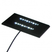 LED lichtsokkel 140x80mm met 6x3LED