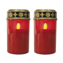 LED Noveenkaars 12cm (2 stuks voor 20 Euro)