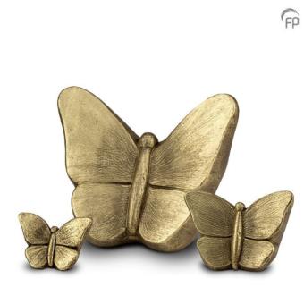 Mariposa vlinder urnen in goudkleur