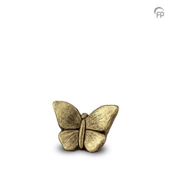Goudkleurige Mariposae vlinder urn 150ml