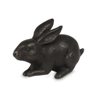 Konijn urn in brons (60ml)