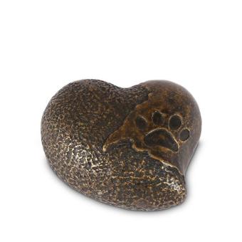 Urn in brons: Your Footprint in My Heart