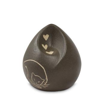 Ohm dieren urn Brown - Kat