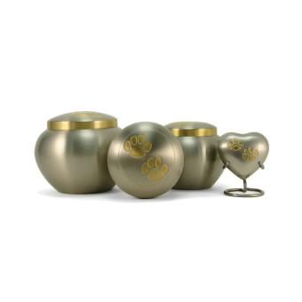 Terrybear dieren-urn Pewter
