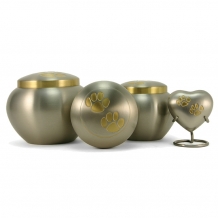 Terrybear dieren-urn Pewter