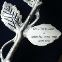 inscriptie op asroos