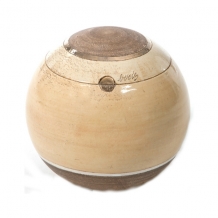 Art urn Sfera van keramiek: Golden-Yellow (100/250/3000ml)