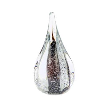 Sparkle urn van glas 13cm: Cognac (40ml)