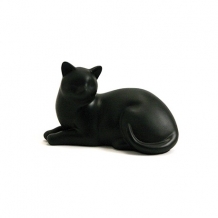 Terrybear dieren urn Cozy Cat Black