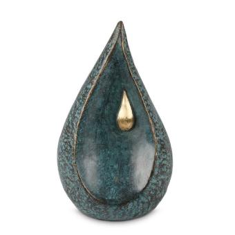 Traan urn van brons (30cm)