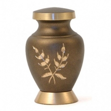 Mini urn Aria Wheat Brons met goudkleur (70ml)