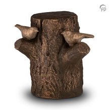 Keramiek urn Levensboom met vogeltjes op boomtak (4000ml)