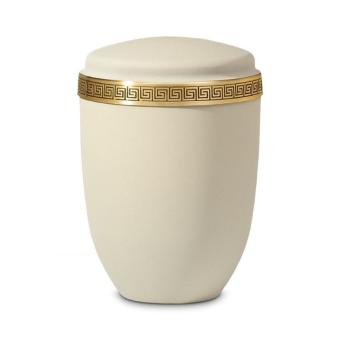 Urn in Beige edelstaal met reliëf (4000ml)