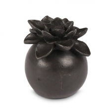 Lelie mini urn in brons
