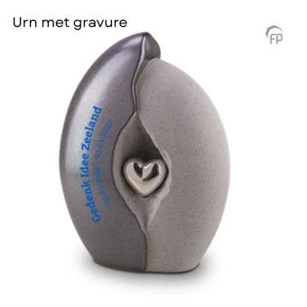 Keramiek urn ku017 + gravure