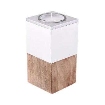 Urn met waxine Wood Walnoothout in satijn/hoogglans