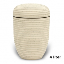Urn edelstaal Munt met steenstructuur (4000ml)