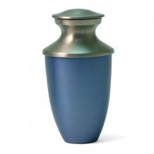 Mini urn Monterey Blue met zilverkleur (60ml)