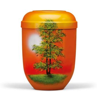 Urn (natuurvriendelijk) met airbrush: Herfstboom (4500ml)