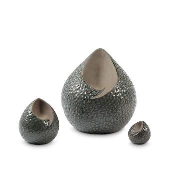 Art urn Ohm in groenblauw