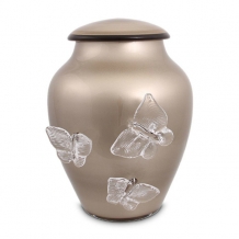 Butterfly urn Cappuccino