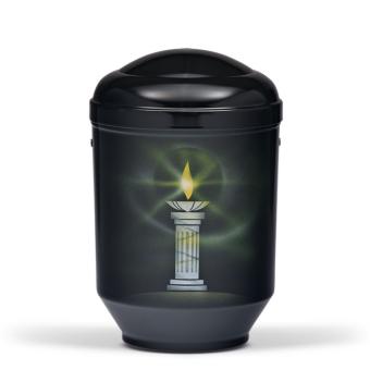 Urn zwart edelstaal: Lichtbaken (4000ml)