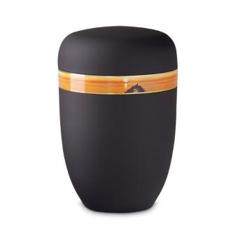 Urn in matzwart edelstaal Zon & Zee (4000ml)