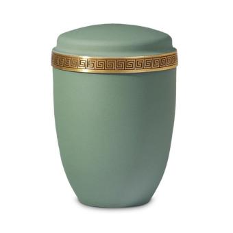 Urn in matgroen edelstaal