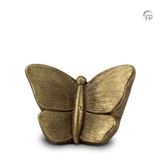 Mariposa vlinder urn goudkleurig 800ml