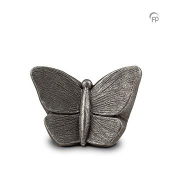 Mariposa vlinder urn zilverkleur 800ml