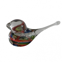 glasreliek Vogel multicolor