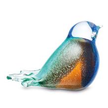 Vogel urn van kristalglas: multi-color  (30ml) NIEUW DESIGN