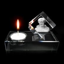 FotoGlas kubus + waxine