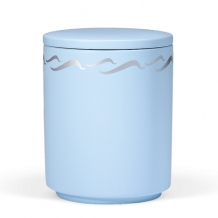 Urn Atlantique met zilverkleurige golven (5000ml)