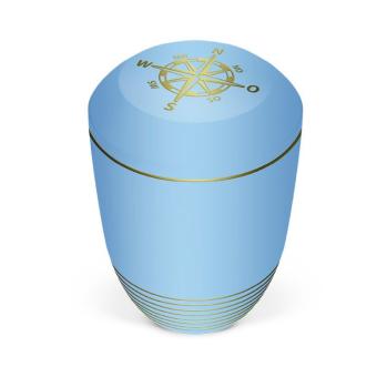 Zee urn met kompas