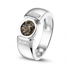 SeeYou ring in zilver met zirkonia