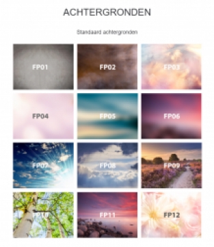 Fotoplaat achtergronden