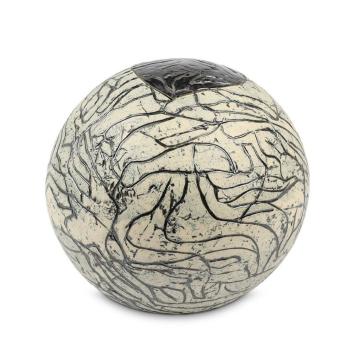 Ares dieren urn in Groen keramiek