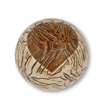 Ares dieren urn in Beige keramiek